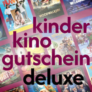 Kinogutschein für Kinder per Post - für eine Kinokarte mit Snack & Getränk